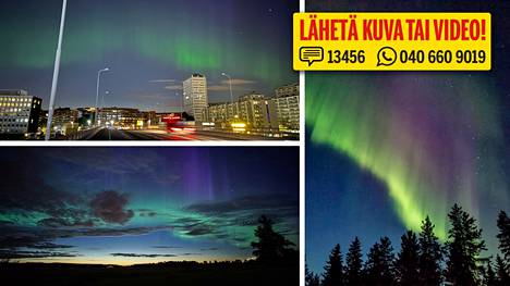 Katso kuvat: revontulet värittivät taivasta Etelä-Suomessa - Kotimaa -  Ilta-Sanomat