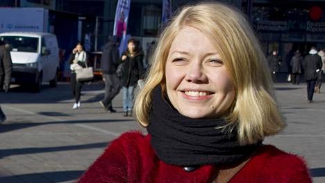Elina Moisio oli vihreiden kunnallisvaaliehdokkaana 2017.