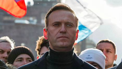 Aleksei Navalnyi Moskovassa helmikuussa.