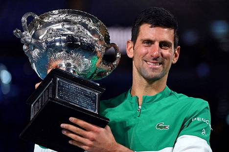 Djokovicin 20:stä grand slam -voitosta yhdeksän on tullut Australiassa. 