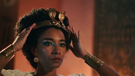 The choice of British Adele James to play Queen Cleopatra has sparked protests in Egypt.