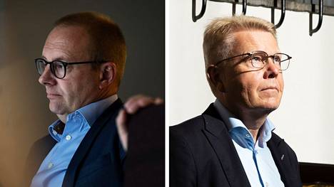 SAK:n puheenjohtaja Jarkko Eloranta ja EK:n toimitusjohtaja Jyri Häkämies.