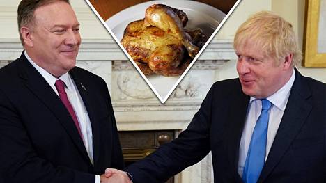 Yhdysvaltojen ulkoministeri Mike Pompeo ja Britannian pääministeri Boris Johnson tapasivat torstaina Lontoossa.