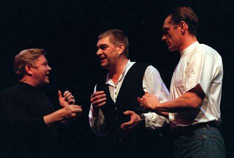 Jussi Lampi näytteli Espoon teatterissa vuonna 1998.