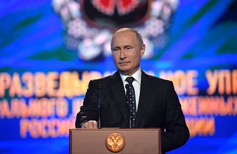 Putin puhui GRU:n satavuotisjuhlissa marraskuun alussa ja ylisti GRU:ta esimerkillisestä uhrautumisesta.