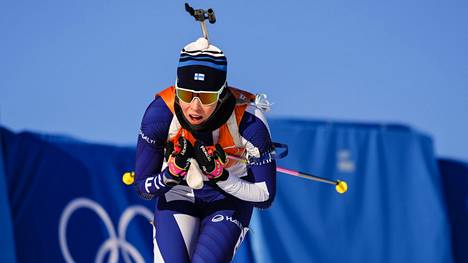 Erika Jänkä edusti Suomea Pekingin talviolympialaisissa helmikuussa 2022.