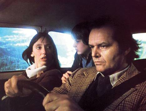Jack Nicholson, Shelley Duvall ja Danny Lloyd