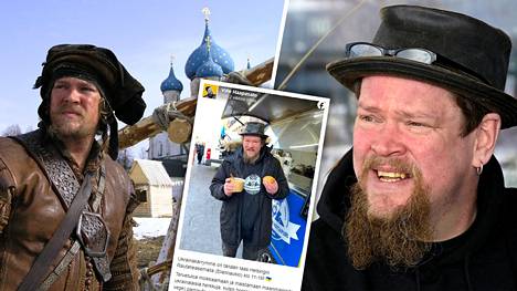 Вилле Хаапасало был популярным актером в России. Его последнее начинание в Финляндии – мобильные киоски, продающие украинскую еду. Часть выручки он обещает отдавать украинским детям.
