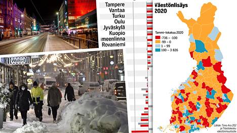 Katso, minne Suomessa muutettiin – Helsingin ja Espoon tappiot  historialliset - Taloussanomat - Ilta-Sanomat