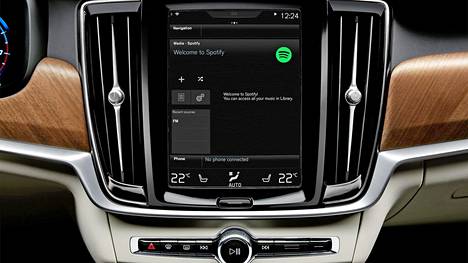 Spotifyn käyttö edellyttää uusissa Volvo-malleissa Spotifyn Premium-tilausta.