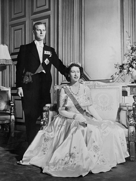 Philip ja Elisabet avioituivat Lontoossa Westminster Abbeyssa 20. marraskuuta 1947.