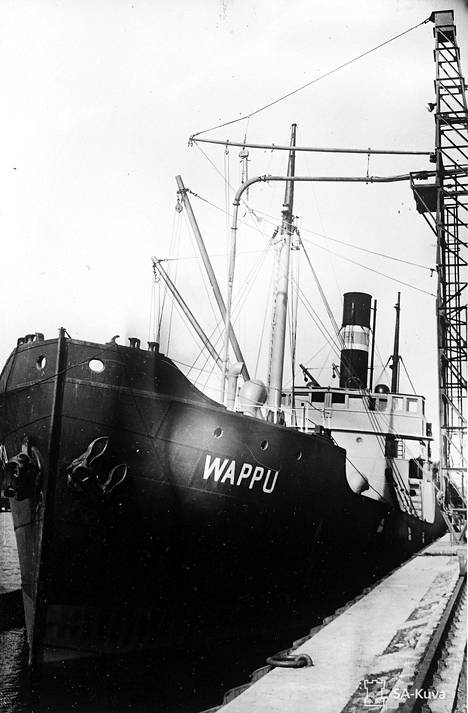 S/s Wappu oli yksi saksalaisten kaappaamista suomalaisista rahtilaivoista.