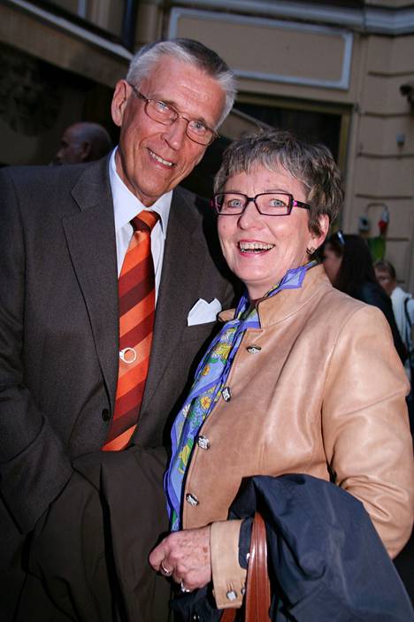 Kati Nappa ja hänen puolisonsa Heikki Riste vuonna 2011.
