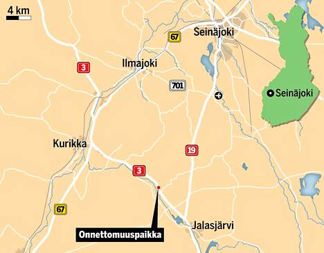 Kahden 17-vuotiaan hengen vaatinut liikenneonnettomuus järkyttää Kurikan  Jalasjärvellä: ”Mutkaisessa paikassa on ollut monta kolaria” - Kotimaa -  Ilta-Sanomat