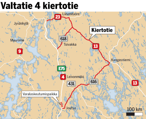 Osa Nelostiestä suljetaan sunnuntaina kuudeksi päiväksi Baana22  -harjoituksen vuoksi - Kotimaa - Ilta-Sanomat