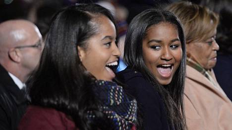 Obaman tyttäret näkyvät tänä päivänä harvoin julkisuudessa. Kuva vuodelta 2015. 