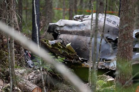 Authorities used a drone to search for the wreckage of the Hawk aircraft in the Kairu area. 