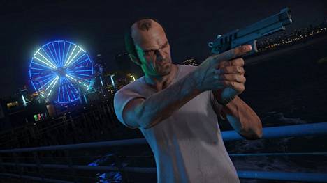 Grand Theft Auto -pelisarja on yksi maailman suositummista. Kuva GTA V -pelistä.