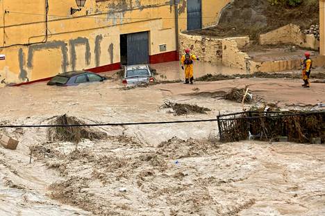 Clariano-joen tulivminen aiheutti pahaa tuhoa Ontinyentissä Valencian lähellä.