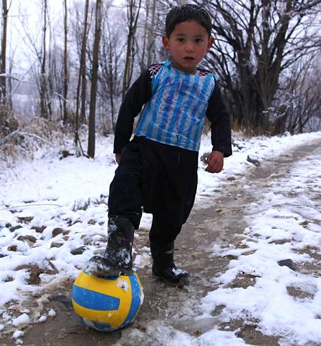 Muovipussipaita teki viisivuotiaasta Messi-fanista kuuluisan.