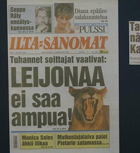 IS:n haastattelemat suomalaiset vastustivat ajatusta leijonan ampumisesta.