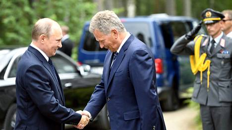 Vladimir Putin ja Sauli Niinistö tapasivat Punkaharjulla torstai-iltapäivänä.