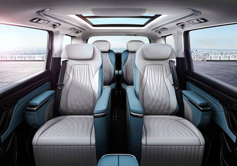 Mifa 9:n muotoilua hallitsee lievähkösti futuristinen ilme, jota voi nähdä myös auton sisätiloissa.