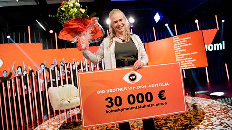 Petra Olli voitti Big Brotherin toukokuussa 2021.
