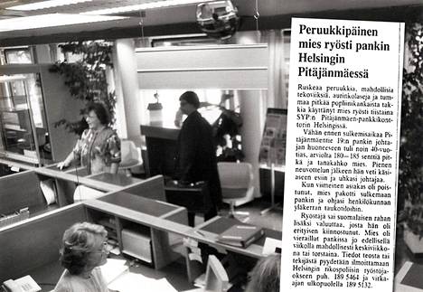 Viiksekäs kakkuryöstäjä vei pankista 1,8 miljoonaa markkaa, ”Professori”  pakeni taksilla – nämä Suomen pankkikeikat ovat jääneet mysteereiksi -  Kotimaa - Ilta-Sanomat