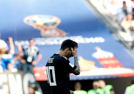 Lionel Messi oli pettynyt mies Islanti-ottelun jälkeen.