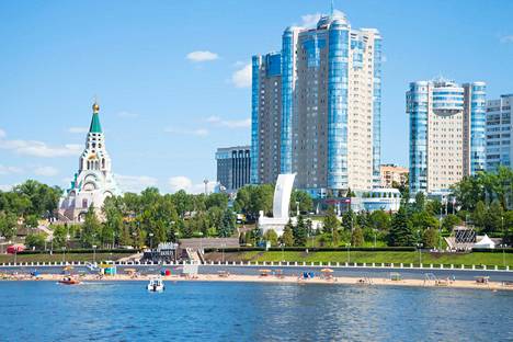 Volgan ranta ja Samaran loistokkaammat kasvot.