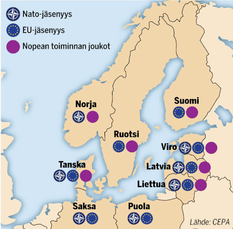 Kartta paljastaa horjuvat voimasuhteet Itämerellä – näin ahtaalle Ruotsin  ja Suomen Nato-jäsenyys ajaisi Venäjän - Kotimaa - Ilta-Sanomat