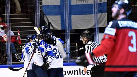 Suomi murjoi Kanadan lauantai-illan huippuottelussa.