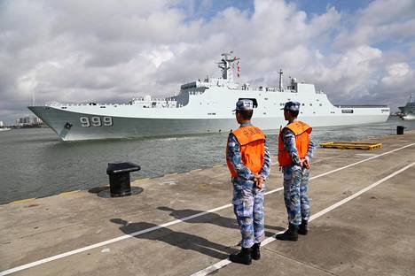 Tiistaina laivat lähtivät Kiinan Zhanjiangin satamasta kohti Djiboutia.