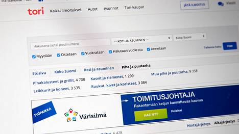 Tori.fi on erittäin suosittu kauppapaikka. Siksi myös huijarit yrittävät hyödyntää sitä. 