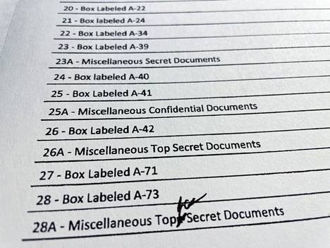 Kartanolta vietiin useita erittäin salaiseksi luokiteltuja asiakirjoja.