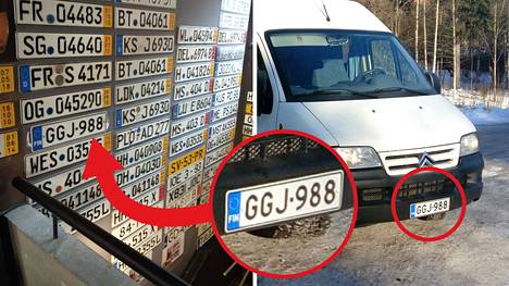 Turkulaisen miehen autosta viety rekisterikilpi löytyi yllättävästä paikasta.