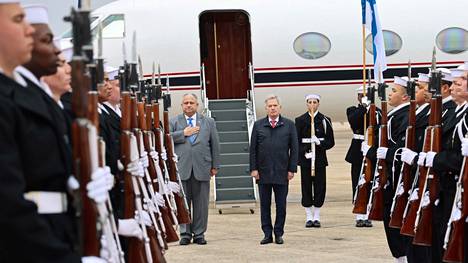 Presidentti Niinistö matkusti lentokoneella Virginian rannikolla sijaitsevaan tukikohtaan.
