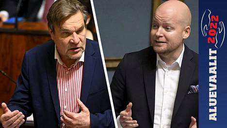 Sdp:n Kimmo Kiljunen ja Vasemmistoliiton Jussi Saramo kommentoivat Vantaan heikkoa äänestystulosta. 