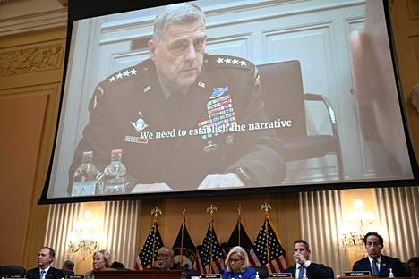 Yhdysvaltain asevoimien komentaja Mark Milley todisti kongerssin komitean edessä torstaina.