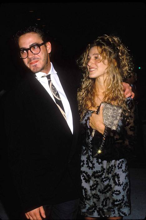 Robert Downey Jr. ja Sarah Jessica Parker vuonna 1988.