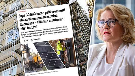 Miapetra Kumpula-Natrin mukaan monia suomalaisten huolia on otettu jo huomioon rakennusten energiatehokkuutta koskevan direktiivin luonnoksessa.