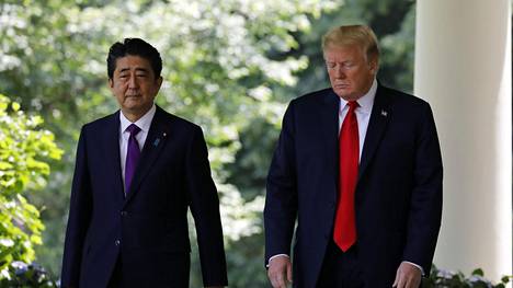 Japanin pääministeri Shinzo Abe ja Yhdysvaltain presidentti Donald Trump tapasivat kesäkuussa Valkoisessa talossa.