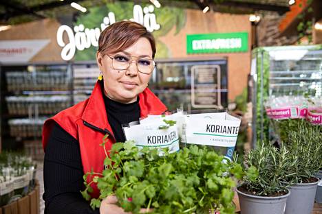 Korianteri on K-Citymarket Eastonin hevi-päällikkö Natalia Chornikovan suosikki. Hän maustaa sillä guacamolen ja käyttää itämaisten ja meksikolaisten ruokien valmistuksessa.
