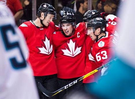 Kanada on voittanut kolme edellistä parhaiden pelaajien turnausta: World Cupin 2016 (kuvassa) ja olympialaiset 2014 sekä 2010.