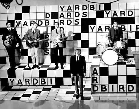 Yardbirds perustettiin vuonna 1963. Eric Clapton kolmas vasemmalta. 