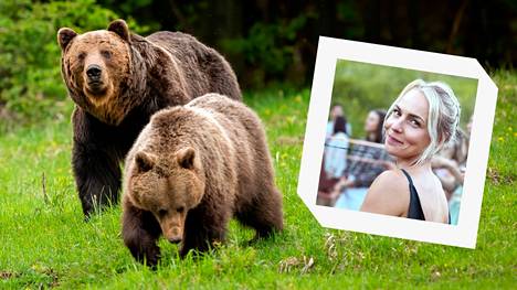 Erika Jänkä kohtasi Kainuun metsässä kaksi karhua, joista toinen hyökkäsi. 