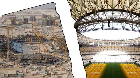 Qatarissa pelattavien jalkapallon MM-kisojen valmisteluissa on kuollut tuhansia työläisiä.