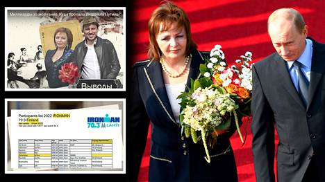 Ljudmila Putina ja Vladimir Putin ilmoittivat vuonna 2013, että heidän avioliittonsa on ohi. Navalnyin taustatiimin uudella videolla väitetään, että Ljudmilan uusi aviomies Artur Otsheretnyi olisi osallistunut vastikään Lahdessa triathlonkisaan.