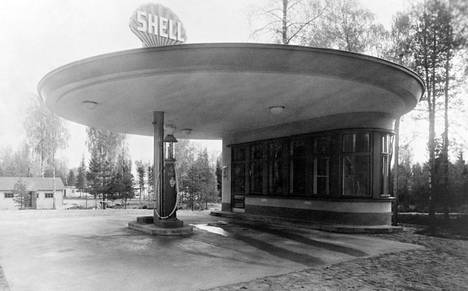 Oy Shell Ab:n huoltoasema, Espoo, Westend.